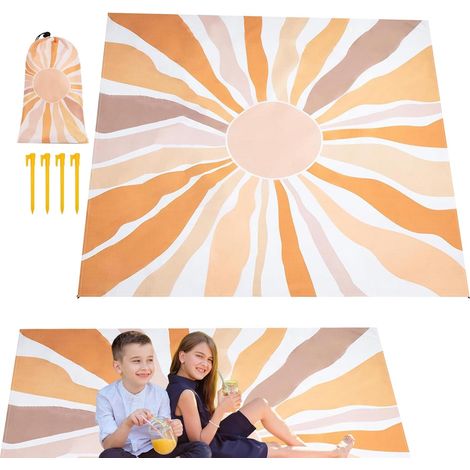 Tapis de Plage - Grande Couverture Imperméable Résistante aux UV pour Plage (1/5)