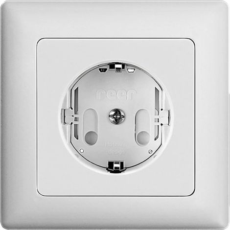 REER PROTEZIONE PRESA AVVITABILE 10 PEZZI BIANCO
