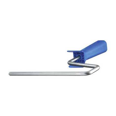 Wistoba Rouleau à peinture cadre Ø8 mm acier rond 1K poignée plastique (1/2)