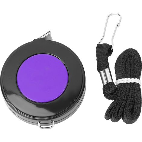 Mètre ruban souple rétractable 150 cm pour couture et mesure corporelle (Violet) (1/5)