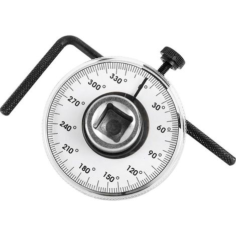 Jauge d'angle, Jauge d'angle de Couple à Entraînement 1/2" Rotation Automatique de 360 Degrés avec Outil de Clé à Molette (1/5)