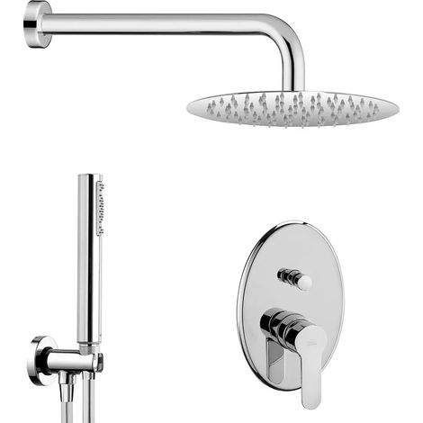 Set doccia con miscelatore Paffoni Blu Soffione 25 e kit doccetta