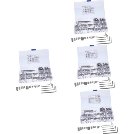 Unomor Lot de 4 vis Allen en acier inoxydable vis de (1/5)