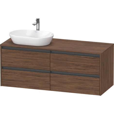 Lavabo consola Duravit Ketho.2, suspendido, recorte de lavabo (1/2)