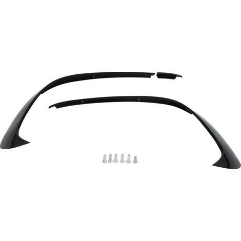 Becquet de pare-choc avant noir brillant, 3 pièces, garniture de remplacement pour mercedes-benz classe A W176 AMG-Line A45 2015 – 2018 (1/5)