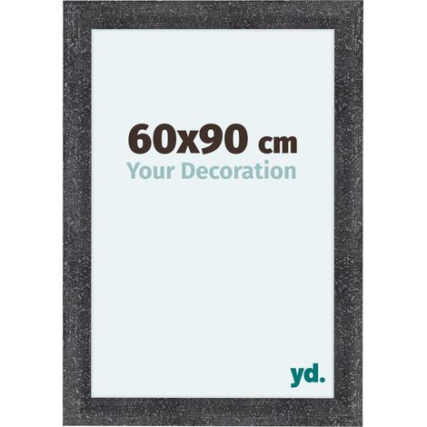 yd. - Cadre photo 60x90 - Gris Patine - MDF - Como (1/5)