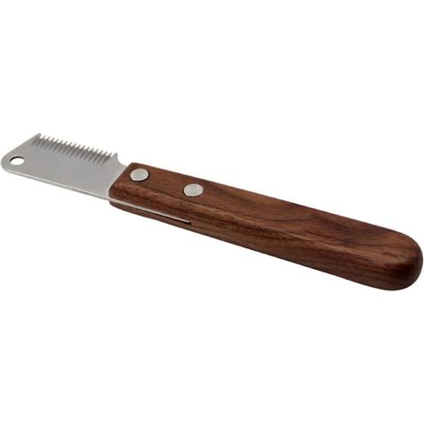 Pet Peigne Terrier Chien Cheveux Plucking Peigne Toilettage pour Chiens Outil De Nettoyage pour Animaux Produits pour Les Chiens De Fourrure À Raser Couteau Chien Peigne Schnauzer (1/5)