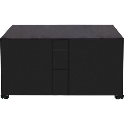 Funda para muebles de jardín de tela Oxford 420D - Lona impermeable y protectora con sistema de cierre de cuerda y hebilla - Negra 205 x 104 x 71 cm