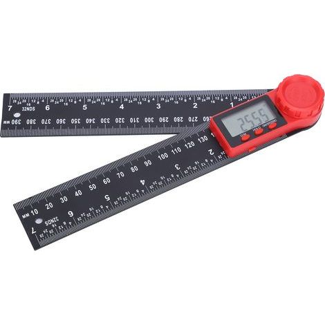 Elektronischer digitaler Winkelmesser, 360-Grad-Winkelmesser, Längenmessgerät (1/5)
