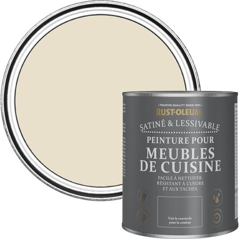 Peinture Beige pour Meubles de Cuisine, Finition Satinée - Écume 750ml (1/5)