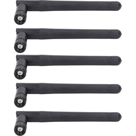 5PCS Antenne Externe Pliable Omnidirectionnelle SMA Mâle pour Module Sans Fil JBGSM022 (1/5)