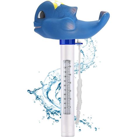 Thermometre Piscine - Thermometre Flottant Avec Corde - Pour Piscine Extérieure Intérieure Et Spa - Plage 0 À 50 °C - Lecture Celsius - 1 Pièce