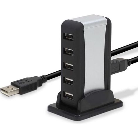 Hub USB 2.0 Splitter USB a 7 Porte Per Computer Desktop Notebook Tablet KOS-9019