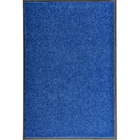 Felpudo lavable azul 60x90 cm vidaXL