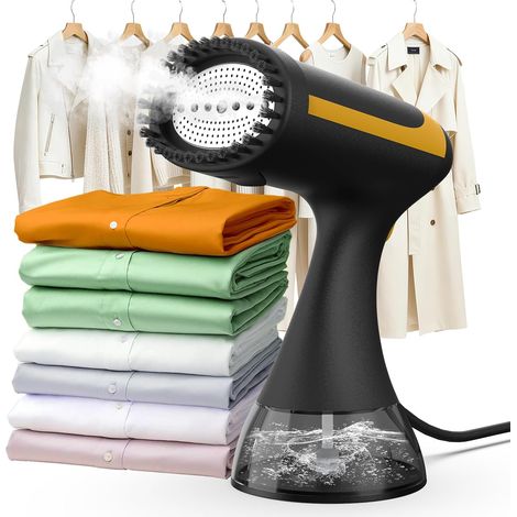 Défroisseur Vapeur,Réservoir 300 ml, 15 s Chauffage 25 g/min, 1500 W, Défroisseur Vapeur Portable (1/5)