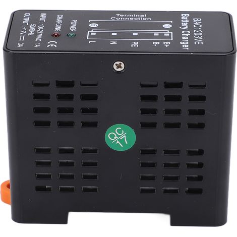 Chargeur de batterie miniature BAC1203VE avec indicateur LED, en alliage d'aluminium, dispositif de charge d'entretien automatique, 100-277 V CA (1/5)