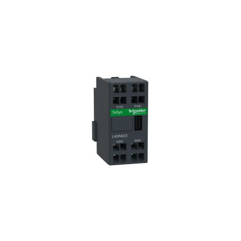 Contacto auxiliar B.RES 2NC, ideal para circuitos eléctricos, 10A, 250V.