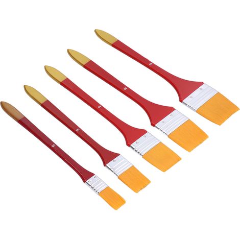 Les pinceaux pour peinture à l'huile sont résistants à la chaleur, agréables au toucher, recyclables et disponibles en 5 tailles.