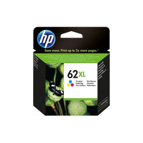 Cartuccia d'inchiostro HP 62XL a tre colori (C2P07AE), CMY