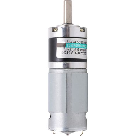 Moteur à engrenages planétaires 15W 24V 500tr/min XD-36GA555SYSY pour automatismes, motoréducteur compact haute précision, usage industriel. (1/5)