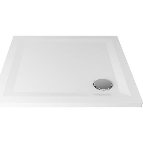 Breuer Flat Line Design Quadratduschwanne, Mineralgusswanne 900x900mm, Weiß (1/3)