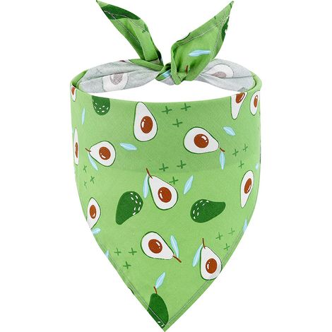Foulard Pour Chien - Foulard Triangulaire En Maille Polyester 65 X 45 Cm - Accessoire Pour Chien Chat Et Bébé - 1 Pièce (1/5)
