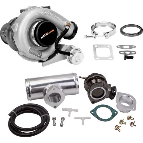 Turbolader T3 T4 T04E für Audi VW +TURBO BLOW OFF VENTIL KIT+ 2,5 Zoll FlanschTurbolader T3 T4 T04E für Audi VW +TURBO BLOW OFF VENTIL KIT+ 2,5 Zoll Flansch (1/5)