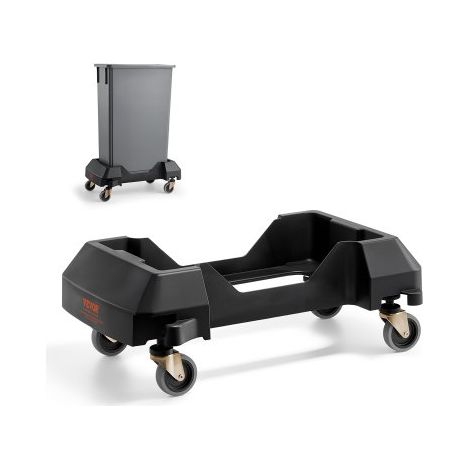 Chariot à Poubelle 60/87 L Socle à Roulettes à Poubelles Minces (1/5)