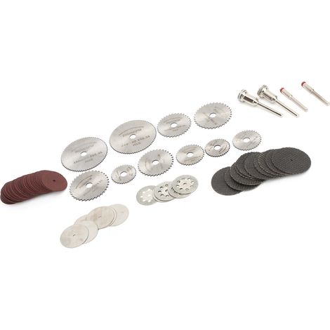65 disques diamantés pour coupe verre, carrelage, métal - Lame circulaire multifonction - Lot de 65 pièces