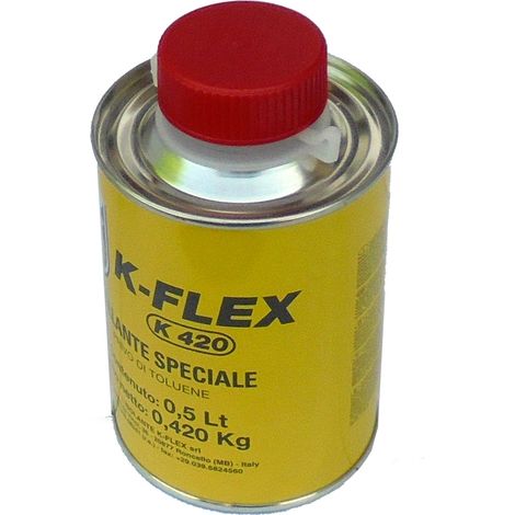 Colle pour isolant calorifuge avec pinceau 0,50 L (1/2)
