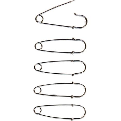 5 Épingles de bouclement sans oeillet pour ovin 8 cm (1/3)