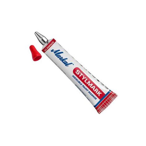 MARKAL 140096654 TUBO MARCADOR PINTURA ROJO STYLMARK