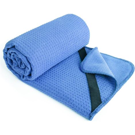 JSSEVN - Microfiber towel for sports mat, yoga mat - absorbent non-slip sports towel, 61x183cm (1/5)