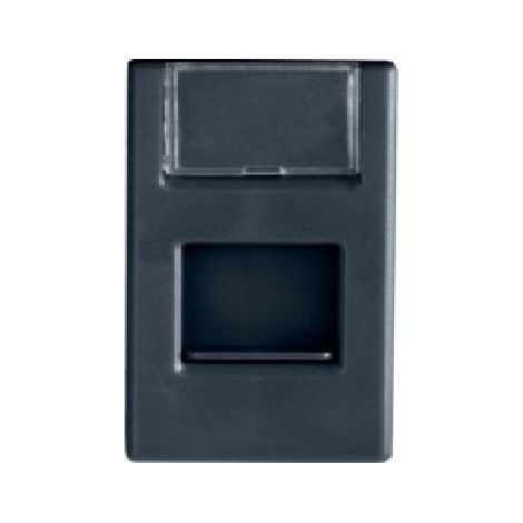 Adattatore Per Connettori Rj45 Pepita Nero Amp Bk