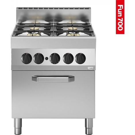 Fourneau - Fun 700 - 4 brûleurs et four à gaz propane - Modular