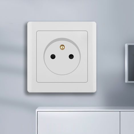 Lot de 10 Prises et Interrupteurs Muraux 86, Accessoire Électrique Rénovation Maison