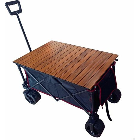 Klappbarer Gartenwagen Aktive Stahl Polyester 100 kg