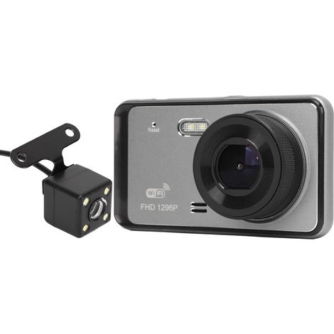 1080P Dual Car Camera with Night Vision, 150mAh Battery, Car Recording DVR, Dual Driving Camera with Night Vision and Function (1/5)