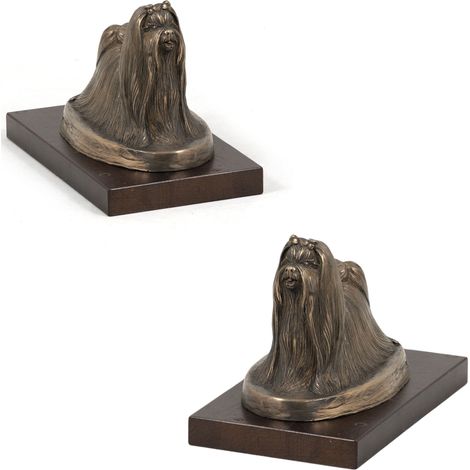 Maltés, Bichón Maltés, Maltés - estatuilla de perro, figura de oficina, trofeo para una exposición canina de Art-Dog (1/5)