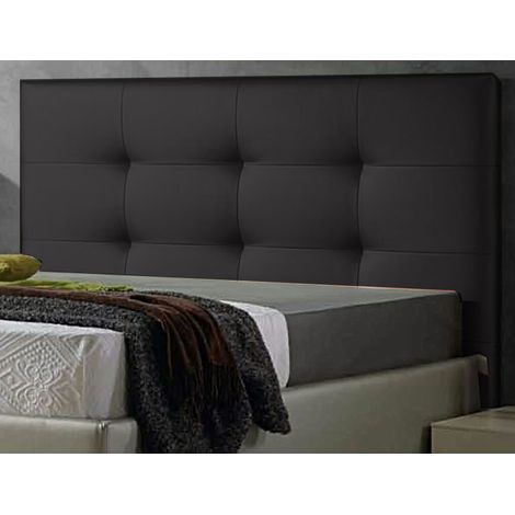Cabecero cama polipiel moderno 20070 cm TEXAS negro (1/4)