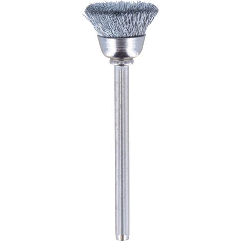 Dremel 442 Wire Brush - kit d'accessoires pour outil multifonction avec deux brosses métalliques Ø13 mm pour éliminer les bavures, lisser les joints, nettoyer les composants électriques