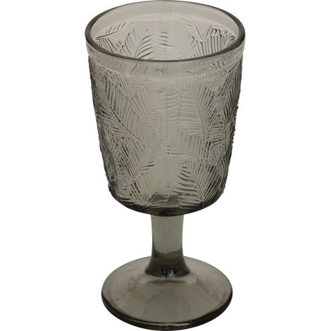 Bicchiere da vino a foglia trasparente d8,3xh16,7cm - Atmosphera créateur d'intérieur (1/3)