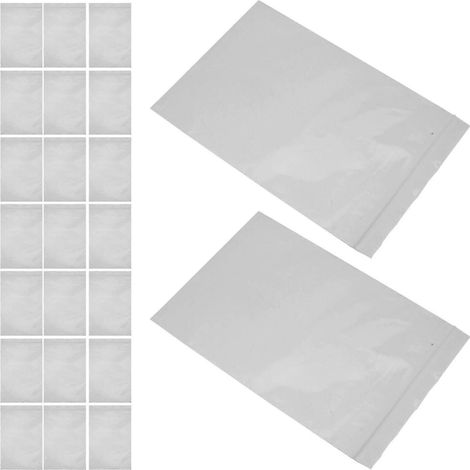Lot de 100 sacs en plastique transparents avec fermeture éclair de sécurité refermable, compatibles avec les emballages des petites entreprises. (1/5)