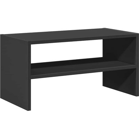 Maison Exclusive - Zapatero apilable roble negro 60x30x30,5 cm