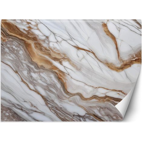 Fototapete Grau-Beige Marmor Abstraktion 100x70 cm