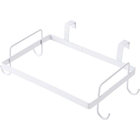 Support de rangement pour sacs poubelle en plastique, fixation murale pour porte de placard de cuisine.
