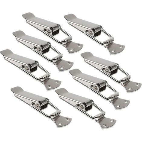 Fermoir de tension en acier inoxydable avec vis, fermoir à levier de 56 mm, loquet à ressort à bascule, clip de serrage, fermeture de boîte, capuchon de verrouillage (1/5)
