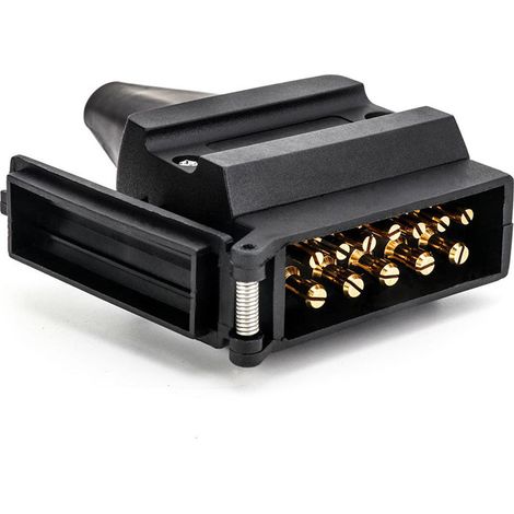 Remolque 12 - Conector plano para remolque, conector de alimentación para accesorios de autocaravanas (1/5)