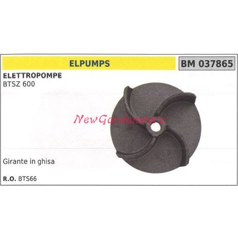 ELPUMPS Gusseisen-Laufrad BTSZ 600 Elektropumpe 037865
