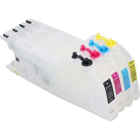 Cartouches de remplacement compatibles pour les cartouches de recharge quatre couleurs Brother LC12/LC73/LC79/LC1240 (1/5)